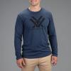 Vortex Men’s Core Logo Long Sleeve T-Shirts(Navy Heather)