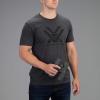Vortex Men’s Core Logo Short Sleeve T-Shirts(Charcoal Heather)
