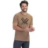 Vortex Men’s Core Logo Short Sleeve T-Shirts(Coyote Heather)