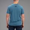 Vortex Men’s Core Logo Short Sleeve T-Shirts(Steel Blue Heather)