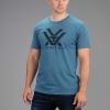 Vortex Men’s Core Logo Short Sleeve T-Shirts(Steel Blue Heather)