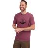 Vortex Men’s Diamond Crest Short Sleeve T-Shirts(Burgundy Heather)
