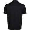 Vortex Men’s Escape Velocity Polo Shirts – Moisture Wicking, UPF Protection, Quick Dry, Stain Release, Coolmax Fabric(Black)