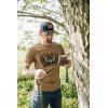 Vortex Men’s Full Tine Short Sleeve T-Shirts(Coyote Heather)