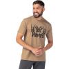 Vortex Men’s Full Tine Short Sleeve T-Shirts(Coyote Heather)
