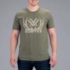 Vortex Men’s Full Tine Short Sleeve T-Shirts(Military Heather)
