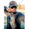 Vortex Men’s Full-Tine Long Sleeve T-Shirts(Charcoal Heather)