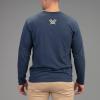 Vortex Men’s Full-Tine Long Sleeve T-Shirts(Navy Heather)