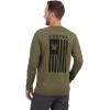 Vortex Men’s Salute Long Sleeve T-Shirts(Military Heather)