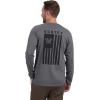 Vortex Men’s Salute Long Sleeve T-Shirts(Titanium Heather)