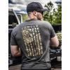 Vortex Men’s Salute Short Sleeve T-Shirts(Dark Olive Heather)