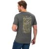 Vortex Men’s Salute Short Sleeve T-Shirts(Dark Olive Heather)