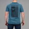 Vortex Men’s Salute Short Sleeve T-Shirts(Steel Blue Heather)