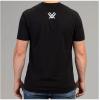 Vortex Mens Stars and Stripes Short Sleeve Shirt(Black)