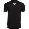 Vortex Mens Stars and Stripes Short Sleeve Shirt(Black)