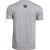 Vortex Mens Stars and Stripes Short Sleeve Shirt(Grey Heather)