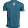 Vortex Mens Stars and Stripes Short Sleeve Shirt(Steel Blue Heather)