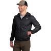 Vortex Men’s Storm Silencer Pro Rain Breaker Jackets – DWR Treated, Packs Into Own Pocket(Black)
