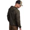 Vortex Men’s Storm Silencer Pro Rain Breaker Jackets – DWR Treated, Packs Into Own Pocket(Forest Night)
