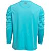 Vortex Men’s Sun Slayer Long Sleeve Shirts – UPF 50 Sun Protection, Moisture Wicking, Stretch Fabric(Flats Blue)