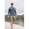 Vortex Men’s Sun Slayer Long Sleeve Shirts – UPF 50 Sun Protection, Moisture Wicking, Stretch Fabric(Turbulence)