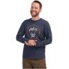 Vortex Men’s Three Peaks Long Sleeve T-Shirts(Navy Heather)