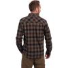 Vortex Men’s Timber Rush Flannel Shirts – Mechanical Stretch, Moisture Wicking, Underarm Gusset(Timber)