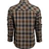 Vortex Men’s Timber Rush Flannel Shirts – Mechanical Stretch, Moisture Wicking, Underarm Gusset(Timber)