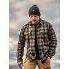 Vortex Men’s Timber Rush Flannel Shirts – Mechanical Stretch, Moisture Wicking, Underarm Gusset(Timber)