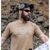 Vortex Men’s Trigger Press Short Sleeve T-Shirts(Coyote Heather)