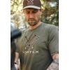 Vortex Men’s Turkey Core Logo Short Sleeve T-Shirts(Military Heather)