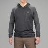 Vortex Men’s Weekend Rucker Hooded Long Sleeve Shirts – Moisture Wicking, UPF Sun Protection, Stain Release Technology(Charcoal)