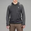 Vortex Men’s Weekend Rucker Hooded Long Sleeve Shirts – Moisture Wicking, UPF Sun Protection, Stain Release Technology(Charcoal)