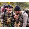 Vortex Men’s Weekend Rucker Hooded Long Sleeve Shirts – Moisture Wicking, UPF Sun Protection, Stain Release Technology(Peat)