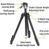 Vortex Optics Mountain Pass Tripod Kit – 2-Way Pan Head, 22 lb Max Load, Arca-Swiss Head Mount – Unlimited, Unconditional Warranty
