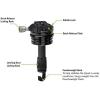 Vortex Optics Radian Carbon Tripod Kits(Leveling Head Tripod Kit)