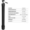 Vortex Optics Ridgeview Carbon Tripod Kit – Carbon Fiber Tripod, 2-Way Pan Head, 22 lb Max Load, Rubber Feet – Unlimited, Unconditional Warranty