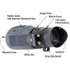 Vortex Optics Solo R/T 8×36 Monocular – MRAD Based Ranging Reticle, Utility Clip, Adjustable Eyecup, Rubber Armor, Non-Slip Grip, Fogproof, Waterproof – Unlimited, Unconditional Warranty(Monocular)