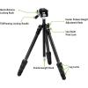 Vortex Optics Summit Carbon II Tripod Kit – Light Weight Design, Carbon Fiber Tripod, 2-Way Pan Head, 22 lb Max Load, Rubber Feet – Unlimited, Unconditional Warranty