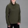 Vortex Women’s Active Trail Office Casual Quilted Arctic Snap Pullover(Forest Night)
