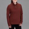 Vortex Women’s Active Trail Office Casual Quilted Arctic Snap Pullover(Port)