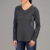 Vortex Women’s Weekend Rucker Moisture-Wicking UPF-Protective High-Performance Long Sleeve Shirt(Charcoal)