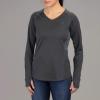 Vortex Women’s Weekend Rucker Moisture-Wicking UPF-Protective High-Performance Long Sleeve Shirt(Charcoal)