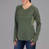Vortex Women’s Weekend Rucker Moisture-Wicking UPF-Protective High-Performance Long Sleeve Shirt(Forest Night)