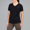Vortex Women’s Weekend Rucker Moisture-Wicking UPF-Protective High-Performance Short Sleeve T-Shirt(Black)