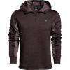 Frontier Limits 1/4 Zip Hoodie – Grey by Vortex Optics(Rich Mahogany)