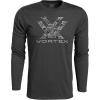 Vortex Men’s Core Logo Long Sleeve T-Shirts(Charcoal Camo Heather)