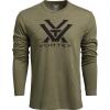 Vortex Men’s Core Logo Long Sleeve T-Shirts(Military Heather)