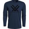 Vortex Men’s Core Logo Long Sleeve T-Shirts(Navy Heather)