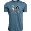 Vortex Men’s Core Logo Short Sleeve T-Shirts(Steel Blue Heather Camo)